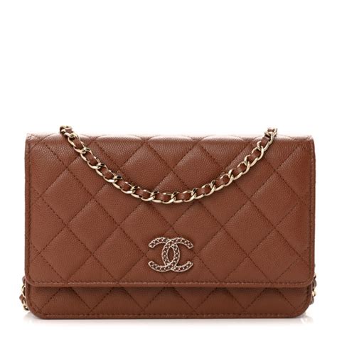 chanel wallet on chain bordeaux|Chanel Shiny Caviar Quilted Strass Wallet On Chain WOC .